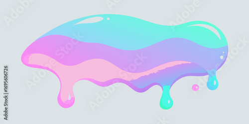 abstract holographic liquid texture