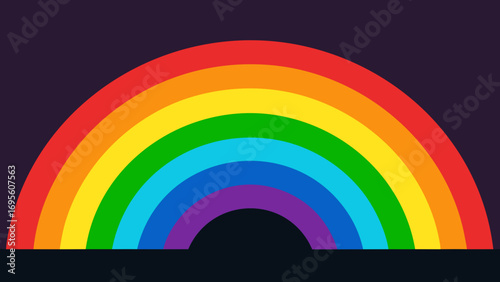 abstract rainbow neon gradient background