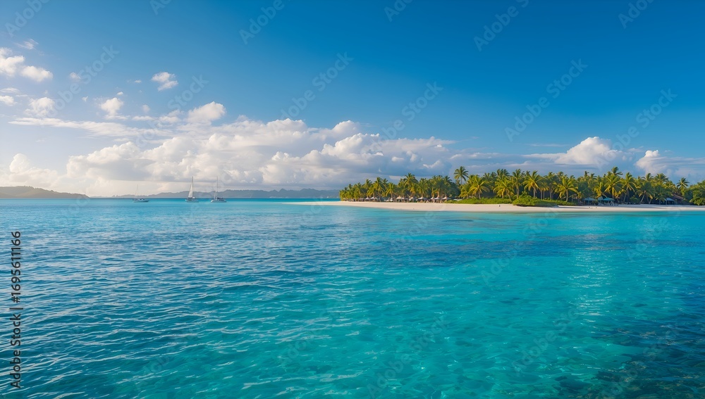 Fototapeta premium view of the river