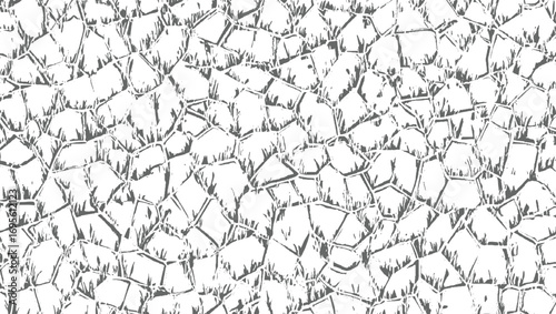 grunge texture Cracked Earth with Grass Texture – Seamless Dry Soil Pattern Vector design on transparent background.
