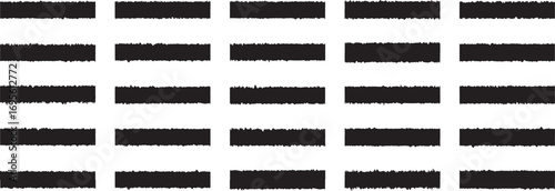 Set of hand painted chalk brushes. Hand drawn grunge lines. Brush strokes vector. Set of text boxes. Paintbrush collection. Grunge design elements. Dirty texture banners. Painted rectangles