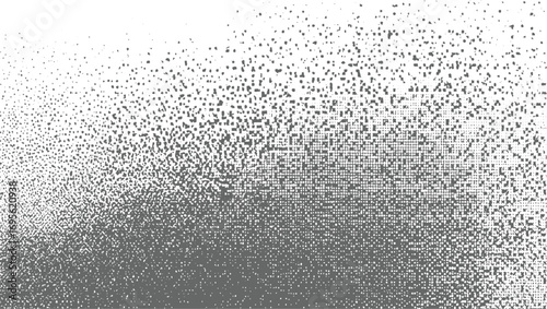 Dotted Grain Gradient Texture with Stippled Noise and Gritty Speckle Overlay grunge urban texture vector. Distressed overlay texture. vector design on transparent background.