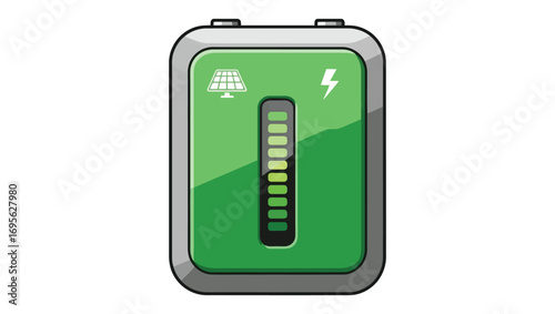 Green Energy Meter Visualizing Sustainable Power