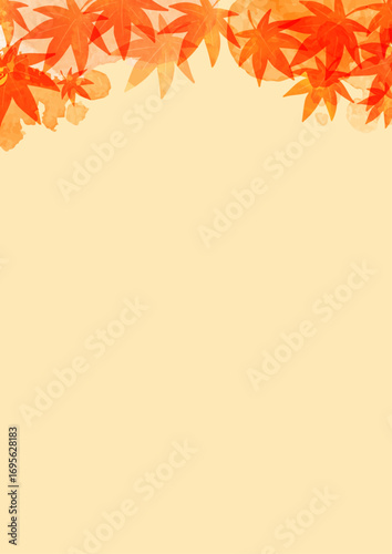 シンプルな秋イメージの背景