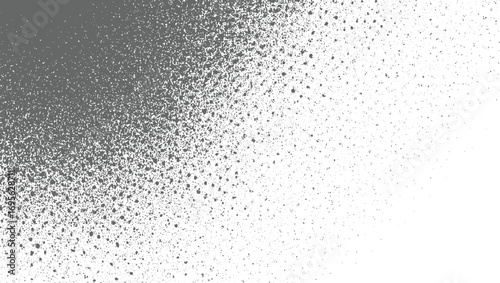 Halftone Distressed Grunge Dot Texture Vector Overlay Seamless Noise Abstract vector design on transparent background.