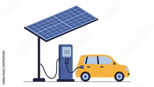 Electric Vehicle Charging Station Powered by Solar Energy A Sustainable Transportation Solution