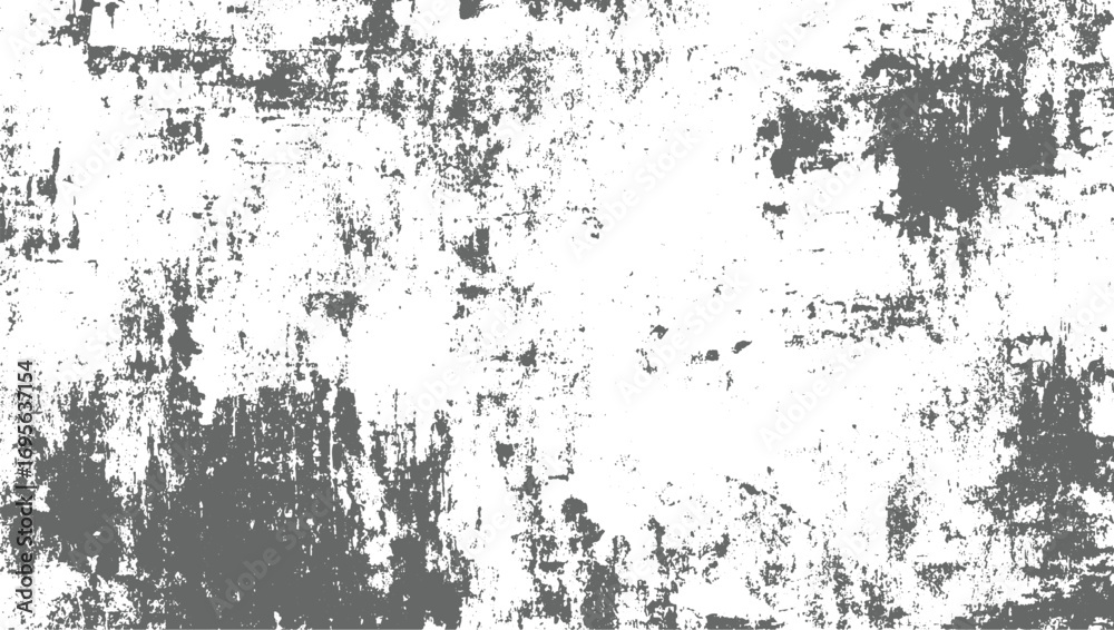Obraz premium Monochrome Irregular Grunge Texture Vector Distressed Abstract Overlay Grunge Texture Vector Dust Overlay Distress Grain Abstract Splattered vector design on transparent background.