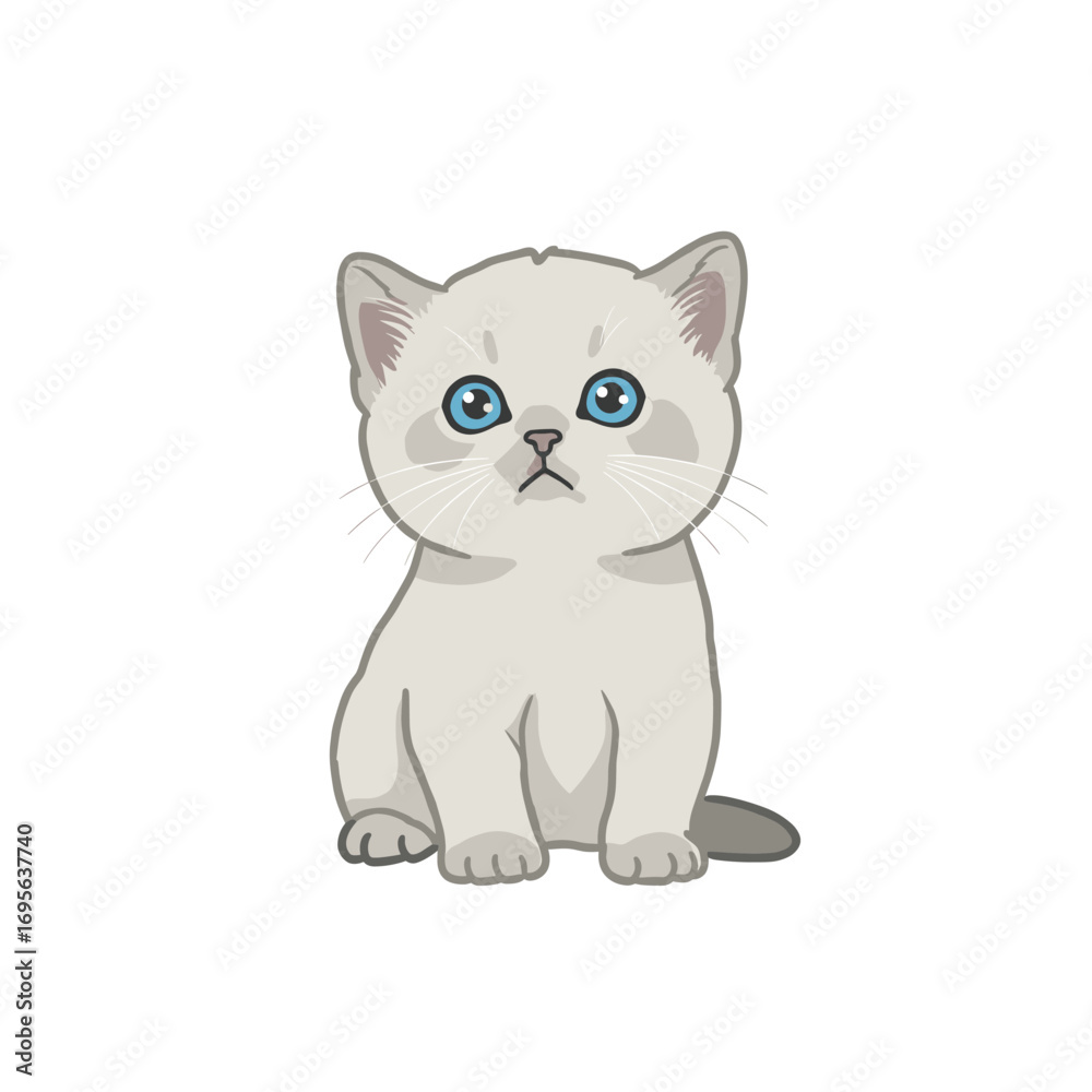 Fototapeta premium cute cat illustration