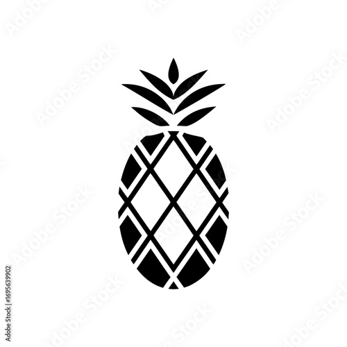 Simplified pineapple icon
