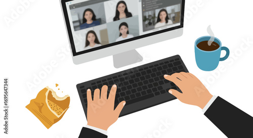 Strategic Insights Simplified: Vibrant Flat Design Vector for Clear Business Communication