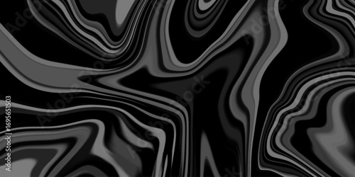 Abstract liquid wave background texture. Trendy dark liquid marble style. Ideal for web, Abstract black and white marble texture background. Ideal for web, advertisement, prints, wallpapers