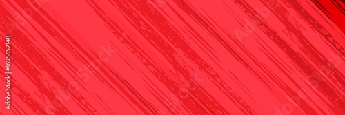 Red banner background with modern dynamic stripes and lines. Suit for business banner, header, report, corporate, institution, party, festive, seminar, and talks