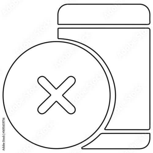 Data Deletion Icon