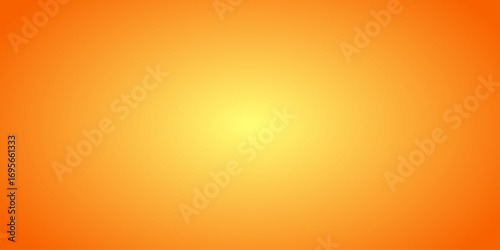 Vibrant abstract orange and yellow background with a sun-like gradient and dynamic, glowing wave patterns
