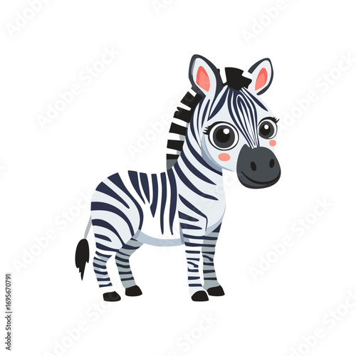 Zebra with an angry face