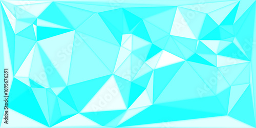 Abstract blue geometric background with a mosaic diamond pattern, a modern polygonal design perfect for a tech wallpaper or icy decorative backdrop