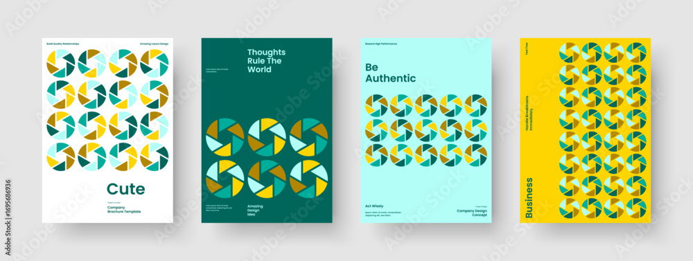 Fototapeta premium Isolated Poster Design. Geometric Brochure Layout. Modern Banner Template. Book Cover. Flyer. Report. Background. Business Presentation. Journal. Newsletter. Brand Identity. Magazine. Advertising