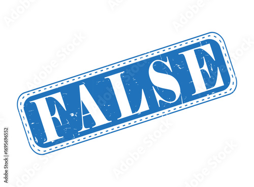 False Rubber Stamp Seal on a Bar