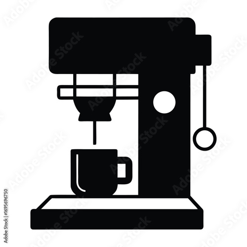 coffee machine vector illustration