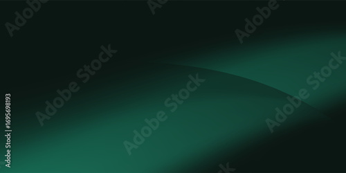 Abstract background Soft green light on dark background eps10