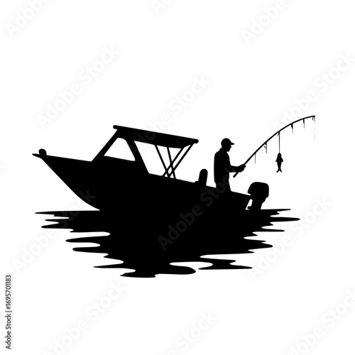fishing boat in the sea, boat, sea, fishing, water, ship, sunset, beach, fisherman, silhouette, ocean, thailand, sky, fish, travel, nature, vessel, vector, sun, nautical, summer, sunrise, coast, illus