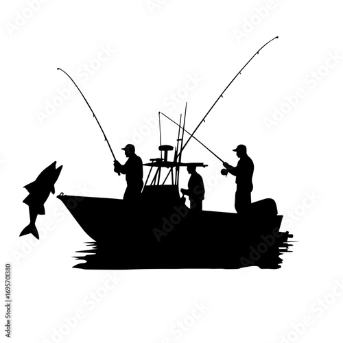 fishing boat in the sea, boat, sea, fishing, water, ship, sunset, beach, fisherman, silhouette, ocean, thailand, sky, fish, travel, nature, vessel, vector, sun, nautical, summer, sunrise, coast, illus