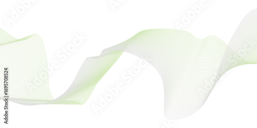 Premium design with wave line pattern background vector. Stylish light color wave line on white background.