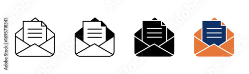 Mail icon sheet multiple style collection