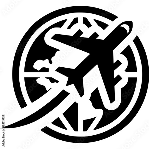 Global Air Travel Worldwide Flight Icon - Untitled Project