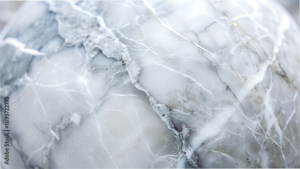 Fototapeta premium Detailed texture of white marble with subtle gray veins, showcasing a smooth and natural surface for design