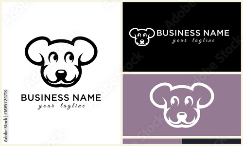 Cute Dog Logo Design Variations. (1)