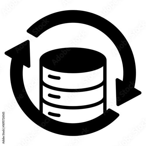 Backup outline mixed icon