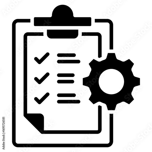Procedure outline mixed icon
