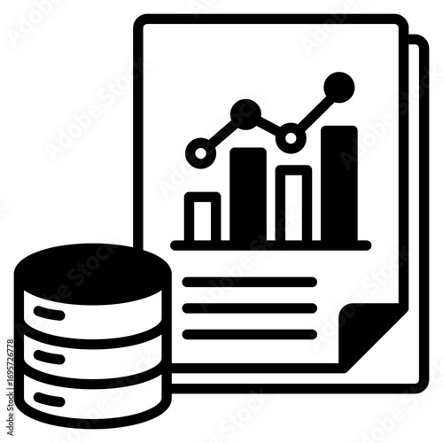Data Mining outline mixed icon
