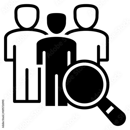Applicant outline mixed icon
