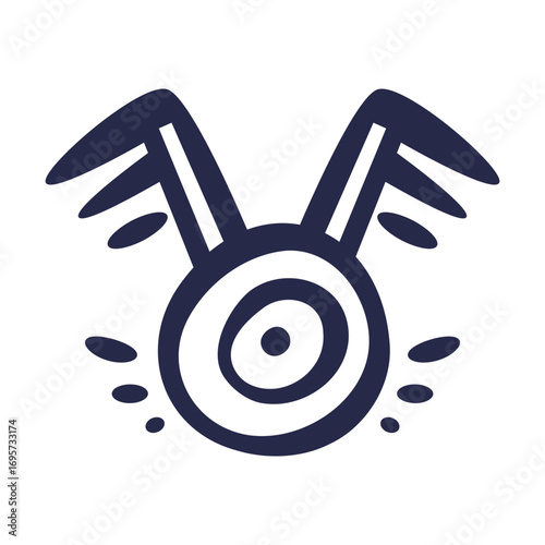 Maya Civilization Symbols and Primitive Traditional Sign Vector Illustration