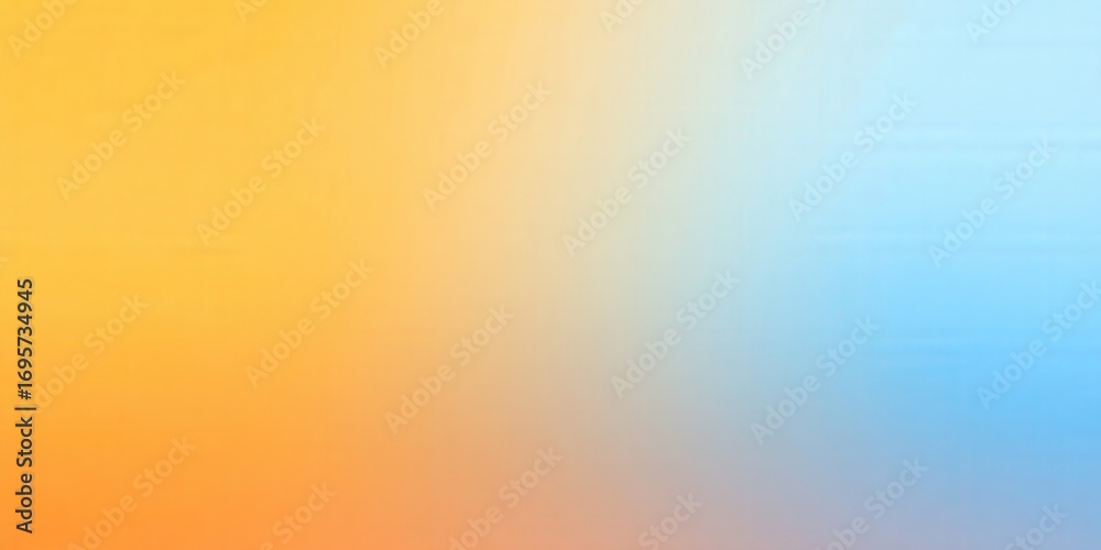 Obraz premium This is a beautiful gradient with transitions of yellow, orange, and blue colors that form an abstract background.