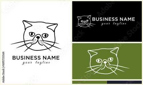 Cat Logo Design Variations. (16)