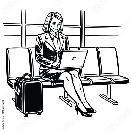 woman in the airport