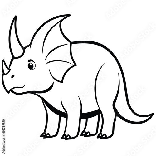 Ankylosaurus vector illustration