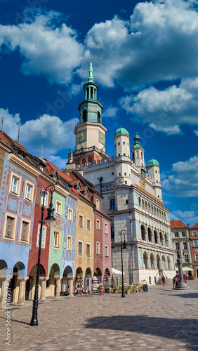 Photography Poznan city hall on Stary Rynek square