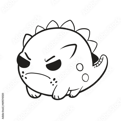 Ankylosaurus vector illustration