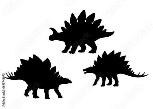 Silhouette of a Stegosaurus A Prehistoric Giant