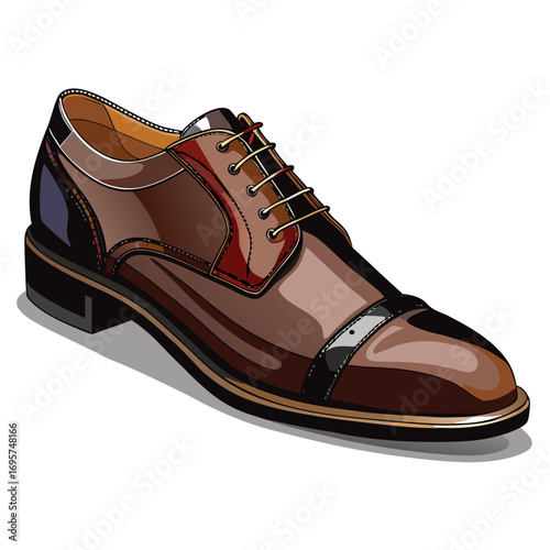 pair of shoes isolated on white