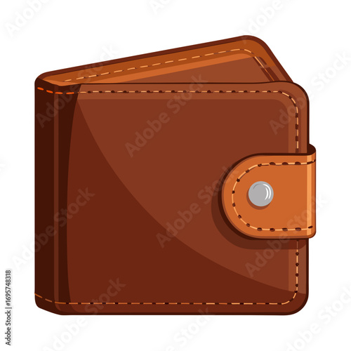 leather wallet with money
