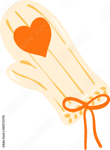 Autumn Oven Mitt Illustration