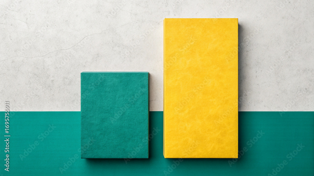 Abstract composition of contrasting colors and textures. Abstract composition of contrasting colors and textures.