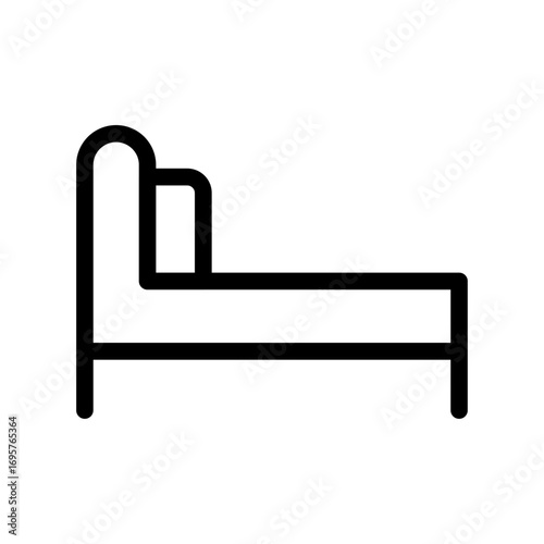 Budget Accommodation Line Icon of Budget Travel Icon Set