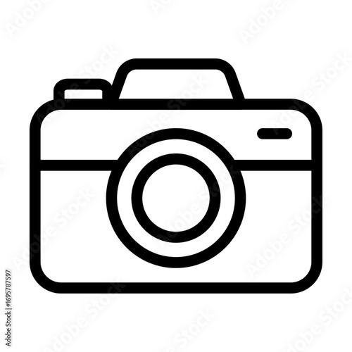 Camera Line Icon of National Parks Icon Set