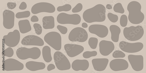 Giraffe skin texture seamless pattern vector. Simple monochrome spotted animal endless texture. Perfect for fabric, textile, etc. Trendy texture for fabric print wallpaper banner. Vector illustration.